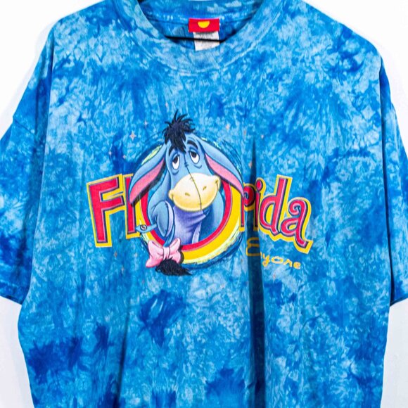 Eeyore Winnie The Pooh Florida T-Shirt Disney Jerry Leigh XXL VTG Y2K Cartoon - Picture 3 of 8